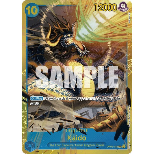 Image for Kaido (118) (OP05-118) (OP05) - One Piece Card Game