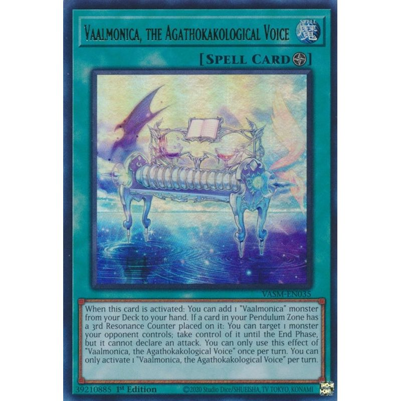 Image for Vaalmonica, the Agathokakological Voice (VASM-EN035) (VASM) - YuGiOh