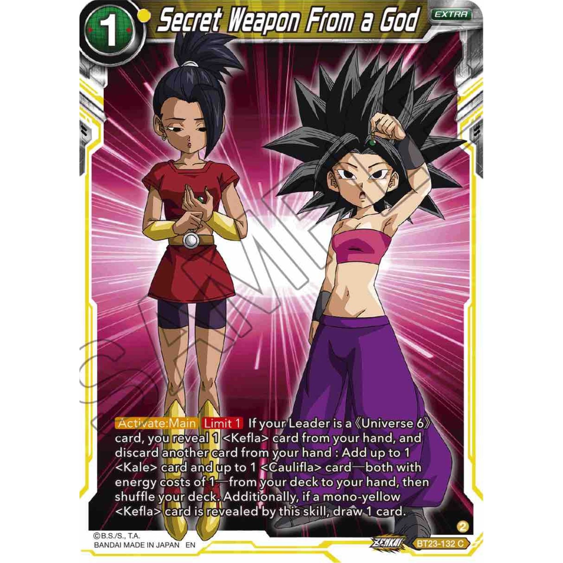 Image for Secret Weapon From a God (BT23-132) (BT23) - Dragon Ball Super: Masters