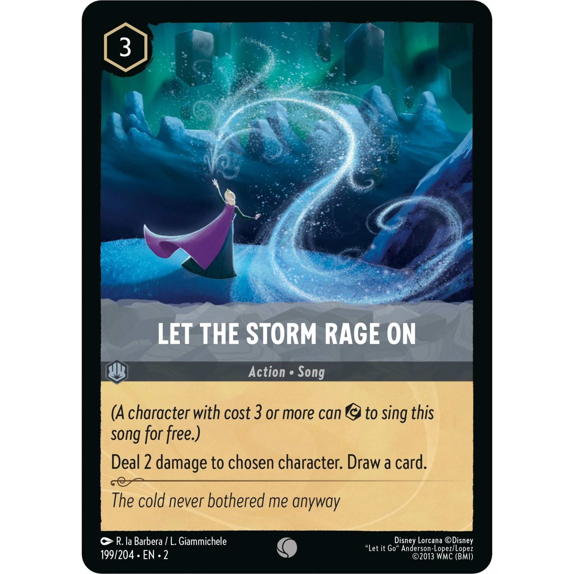 Image for Let the Storm Rage On (199/204) (2) - Disney Lorcana