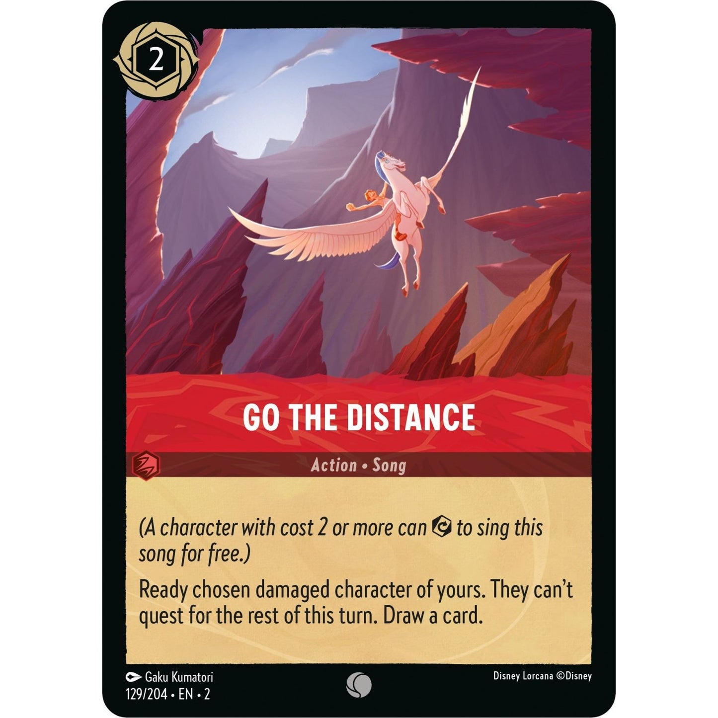 Image for Go the Distance (129/204) (2) - Disney Lorcana