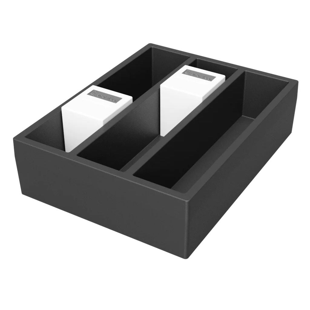Image for Collectible Card Foam 3-Row Max Capacity Tray - Large (w/ 8 dividers) (Black) - Collectible Storage