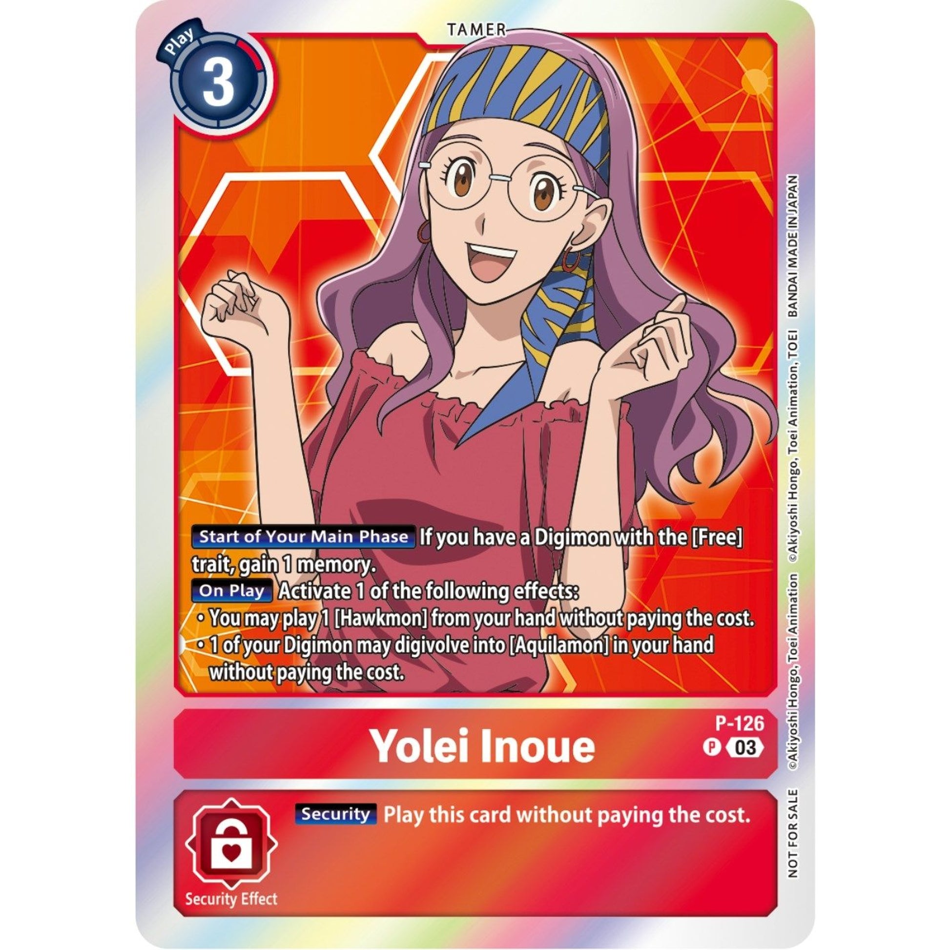 Image for Yolei Inoue - P-126 (Tamer Party Pack -The Beginning- Ver. 2.0) (P-126 P) (D-PR) - Digimon Card Game