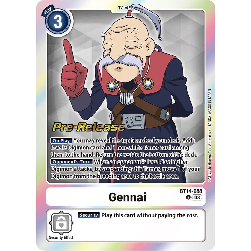 Image for Gennai (BT14-088 R) (BT14_PR) - Digimon Card Game