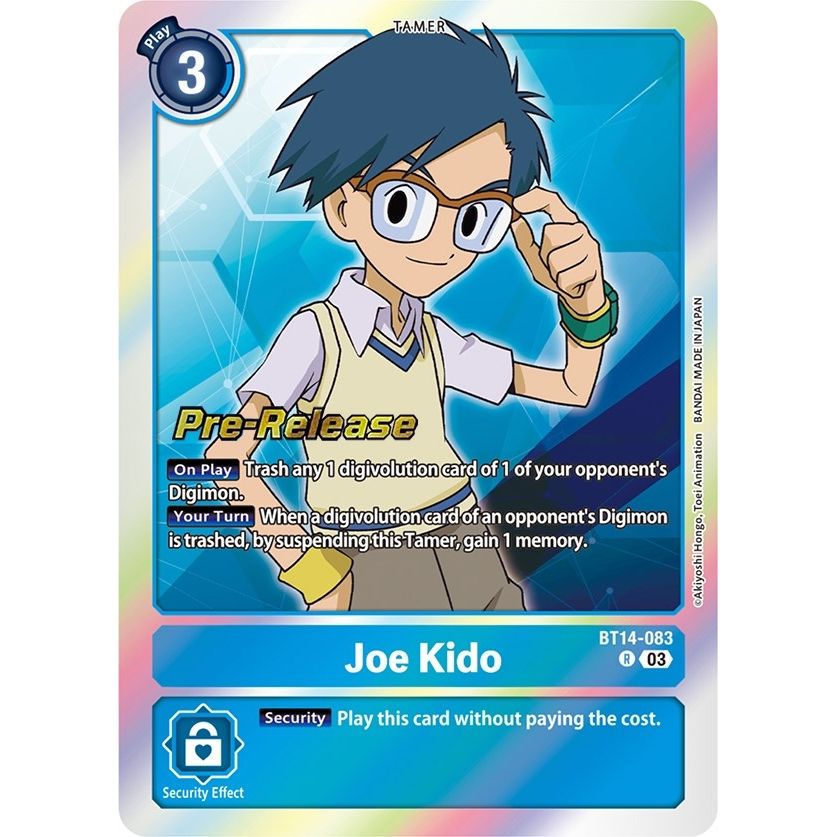 Image for Joe Kido (BT14-083 R) (BT14_PR) - Digimon Card Game