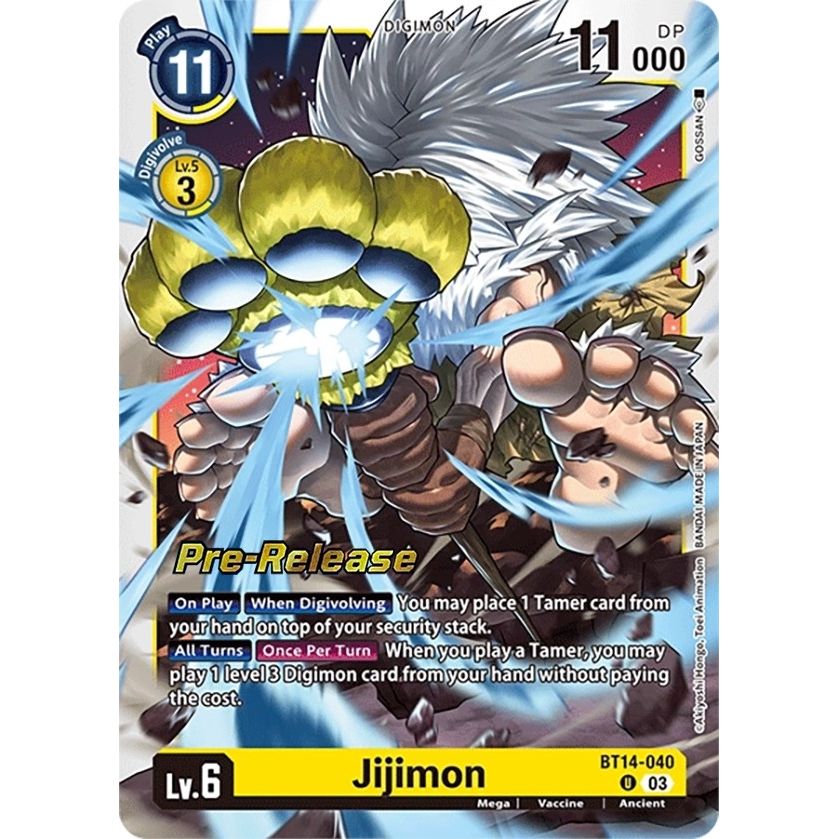 Image for Jijimon (BT14-040 U) (BT14_PR) - Digimon Card Game