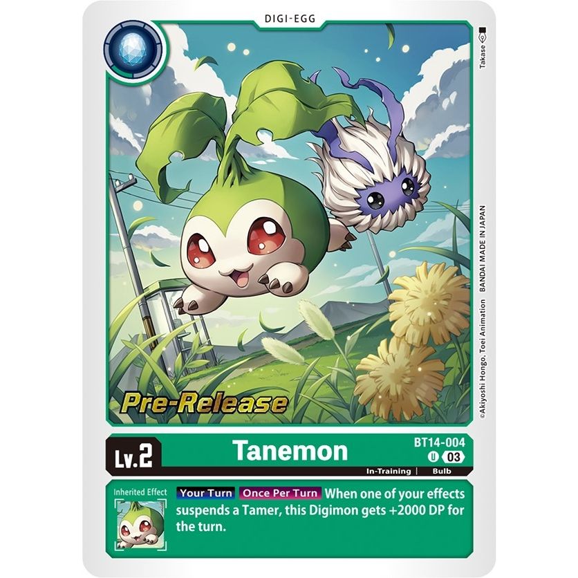 Image for Tanemon (BT14-004 U) (BT14_PR) - Digimon Card Game