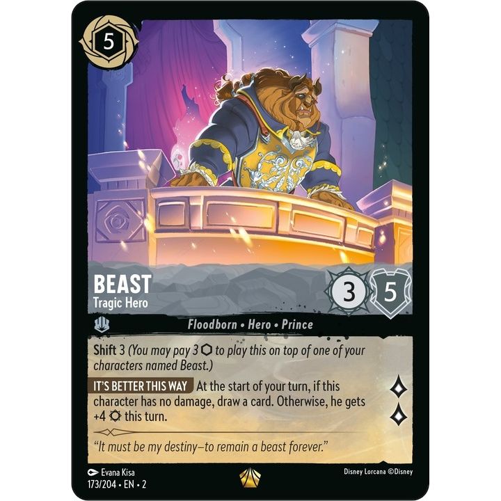 Image for Beast - Tragic Hero (173/204) (2) - Disney Lorcana