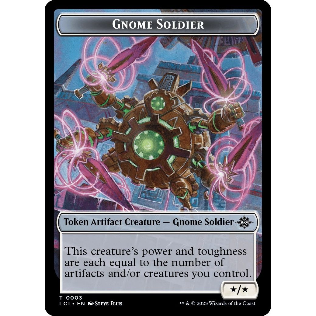 Image for Gnome Soldier Token (3) (LCI) - Magic: The Gathering