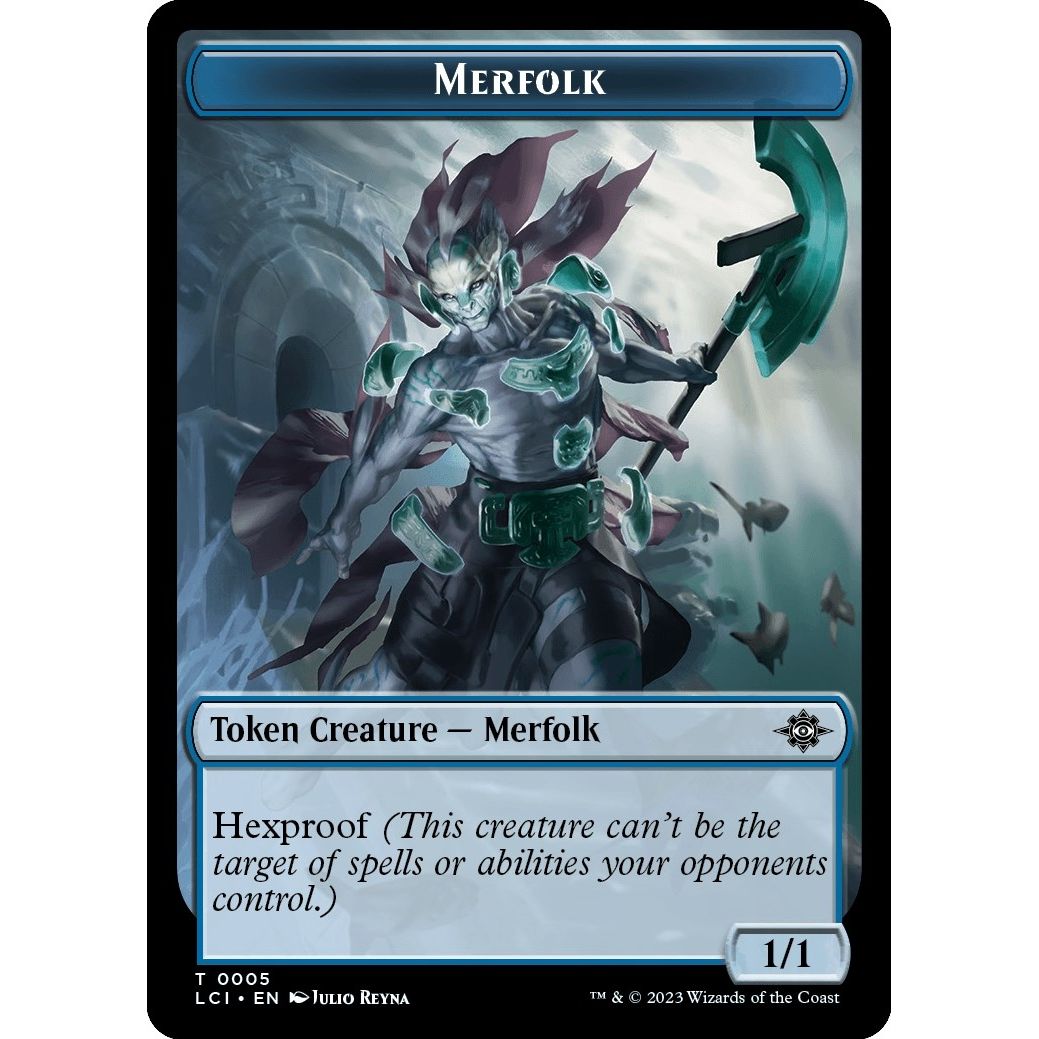 Image for Merfolk Token (5) (LCI) - Magic: The Gathering