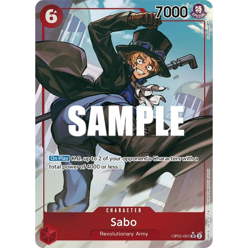 Image for Sabo (007) (Alternate Art) (OP05-007) (OP05) - One Piece Card Game