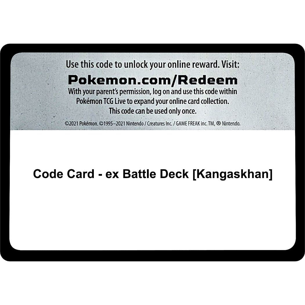Image for Code Card - ex Battle Deck [Kangaskhan] (MCAP) - Pokemon