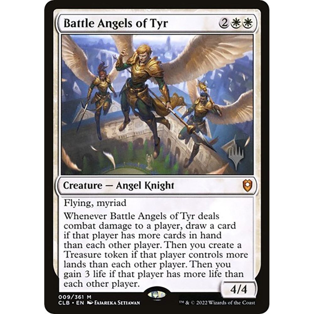 Image for Battle Angels of Tyr (9) (PPLCI) - Magic: The Gathering