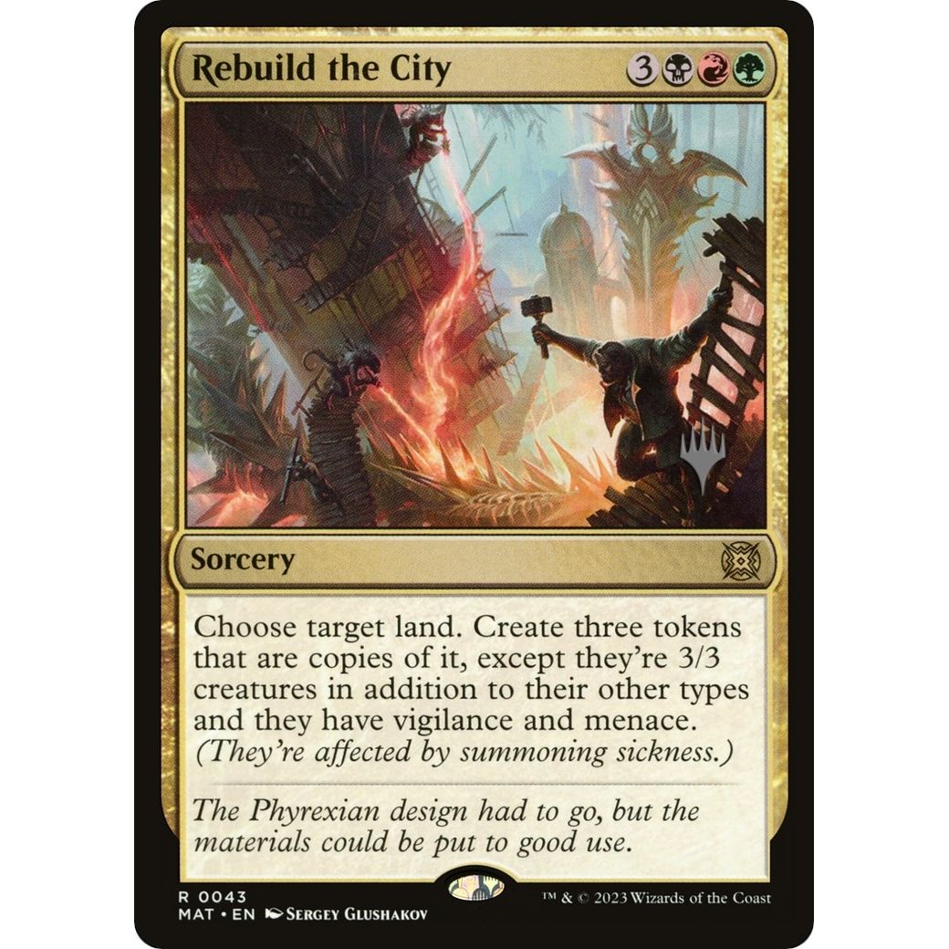 Image for Rebuild the City (43) (PPLCI) - Magic: The Gathering