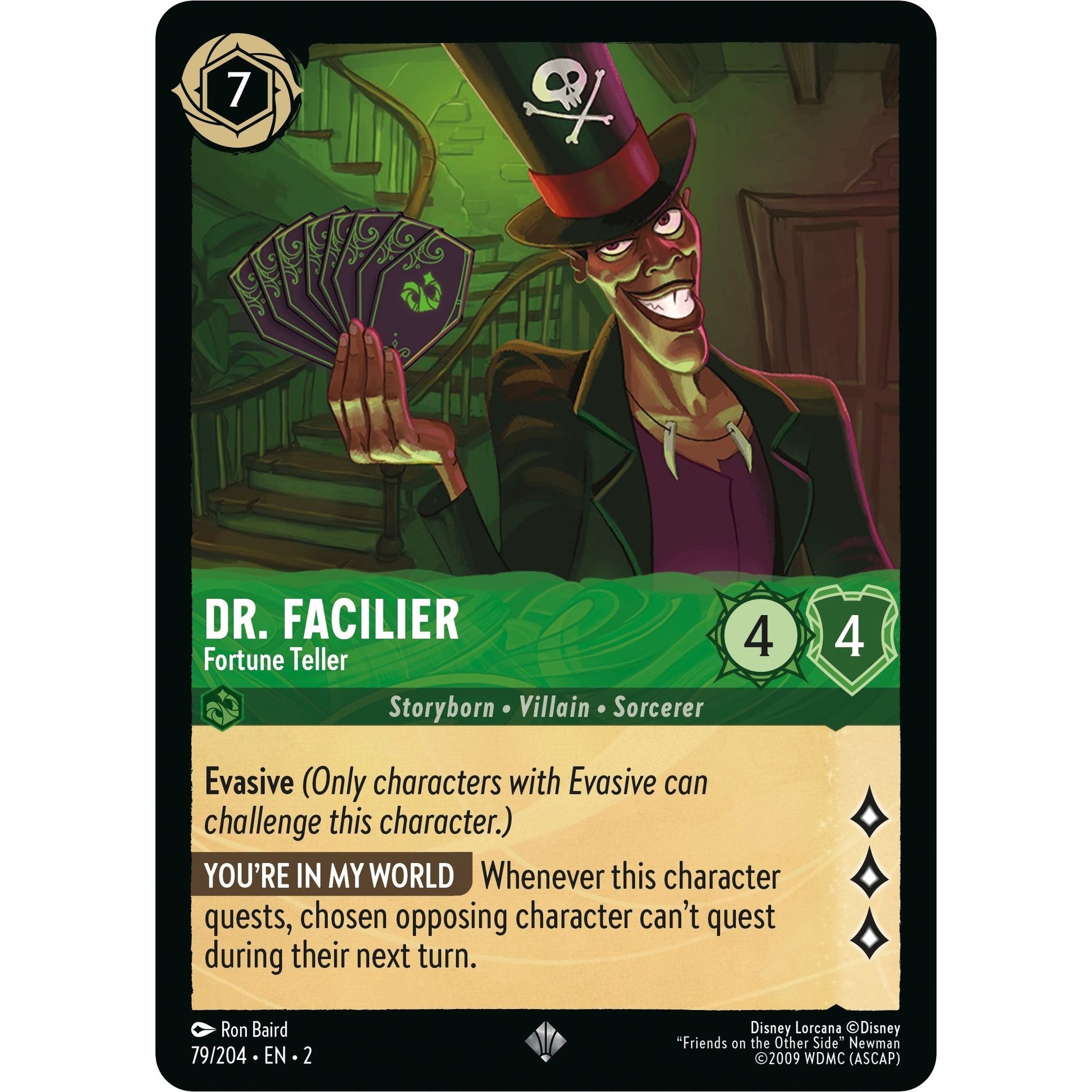 Image for Dr. Facilier - Fortune Teller (79/204) (2) - Disney Lorcana