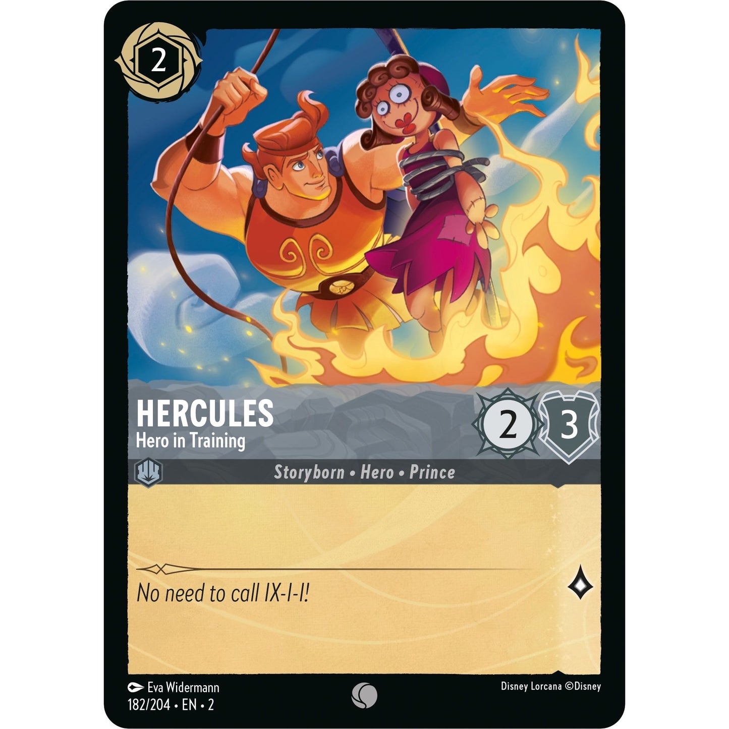 Image for Hercules - Hero in Training (182/204) (2) - Disney Lorcana
