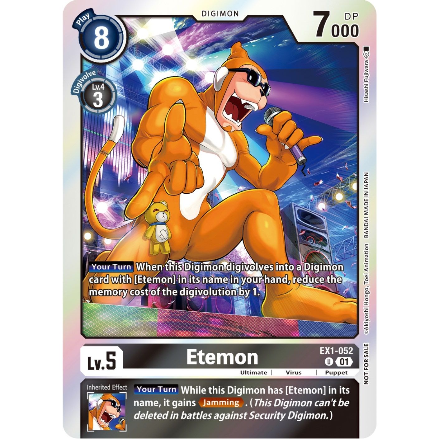 Image for Etemon (Blast Ace Double Pack Set) (EX1-052 U) (EX01) - Digimon Card Game