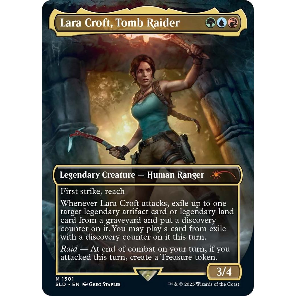 Image for Lara Croft, Tomb Raider (1501) (SLD) - Magic: The Gathering