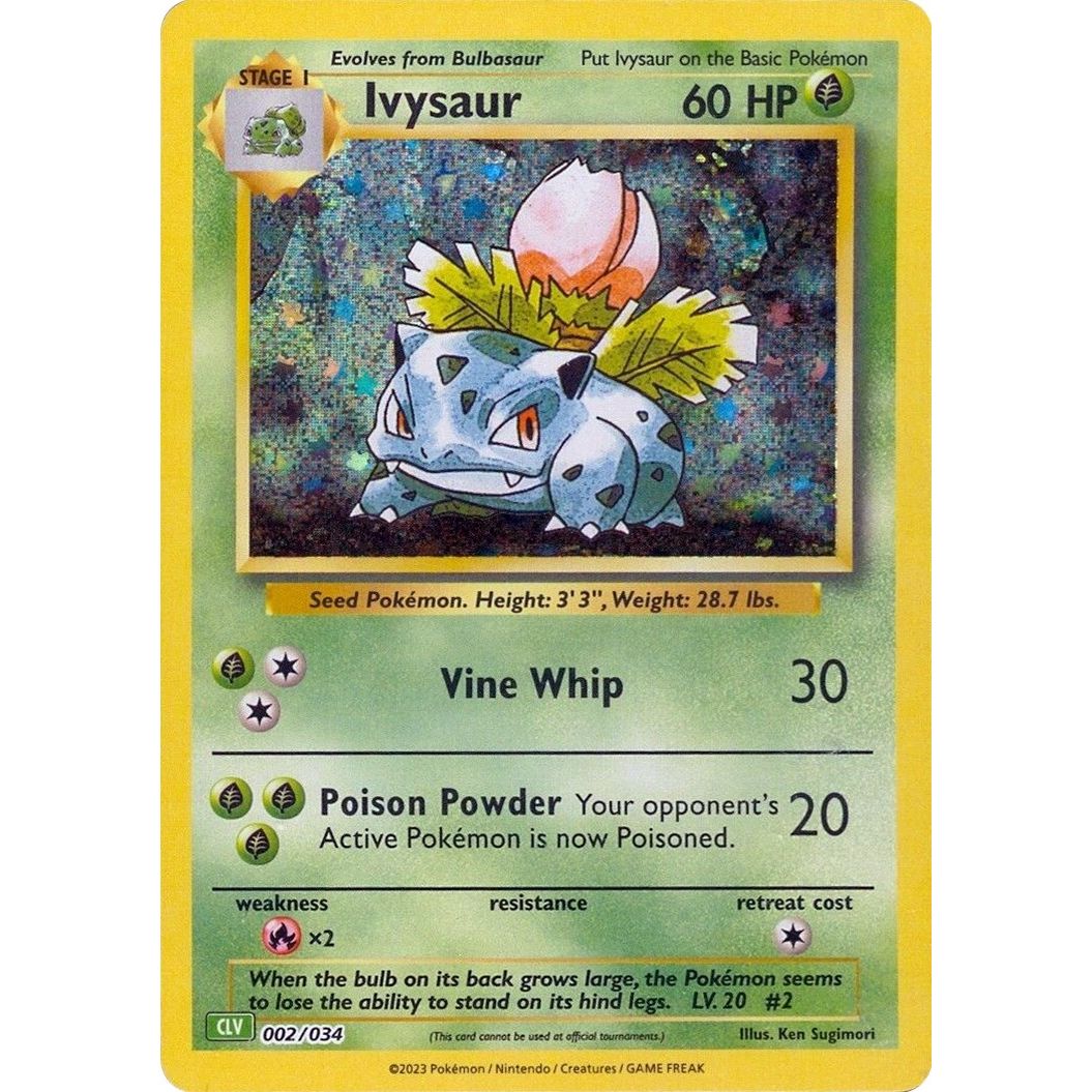 Image for Ivysaur (002/034) (CL) - Pokemon