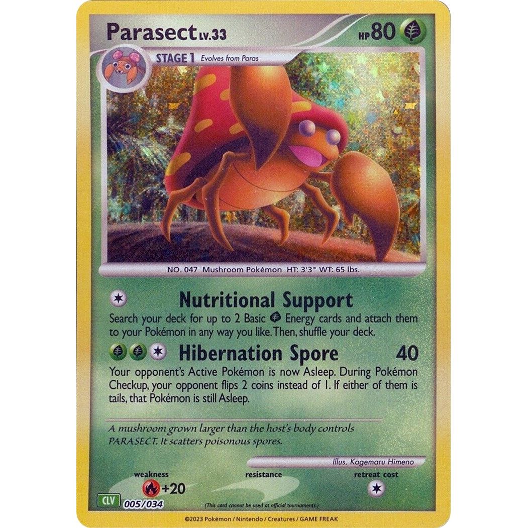 Image for Parasect (005/034) (CL) - Pokemon