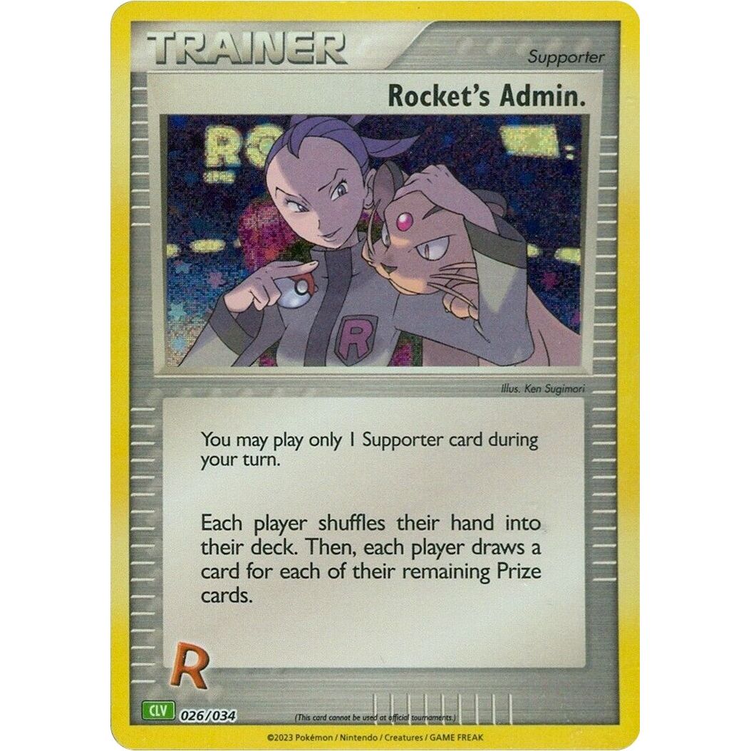 Image for Rocket's Admin. (CLV) (026/034) (CL) - Pokemon