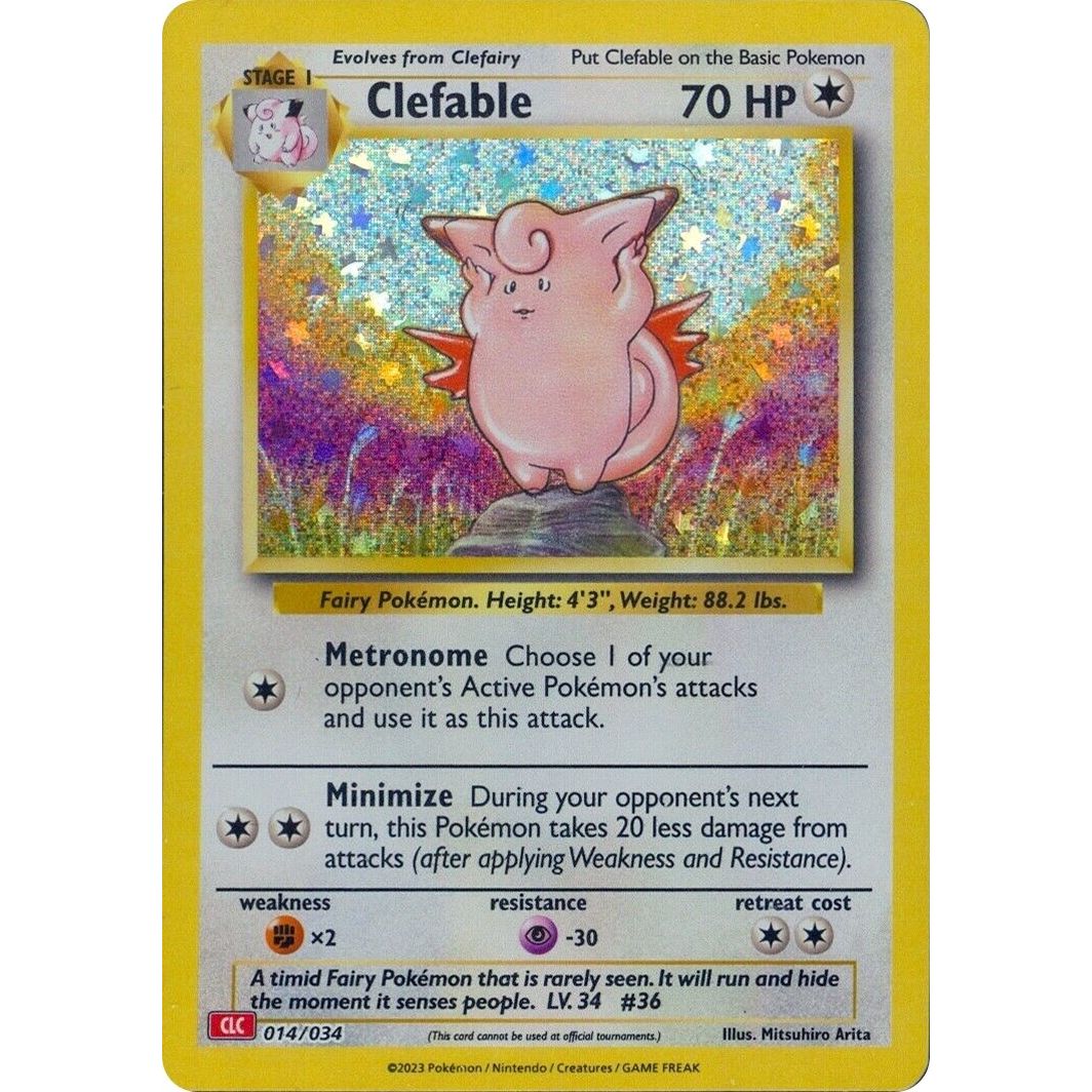 Image for Clefable (014/034) (CL) - Pokemon