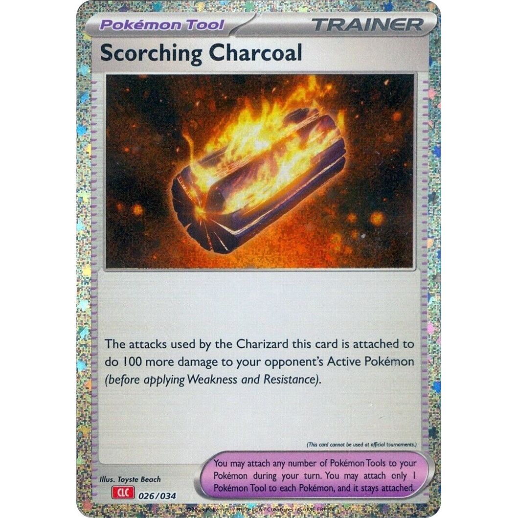 Image for Scorching Charcoal (026/034) (CL) - Pokemon