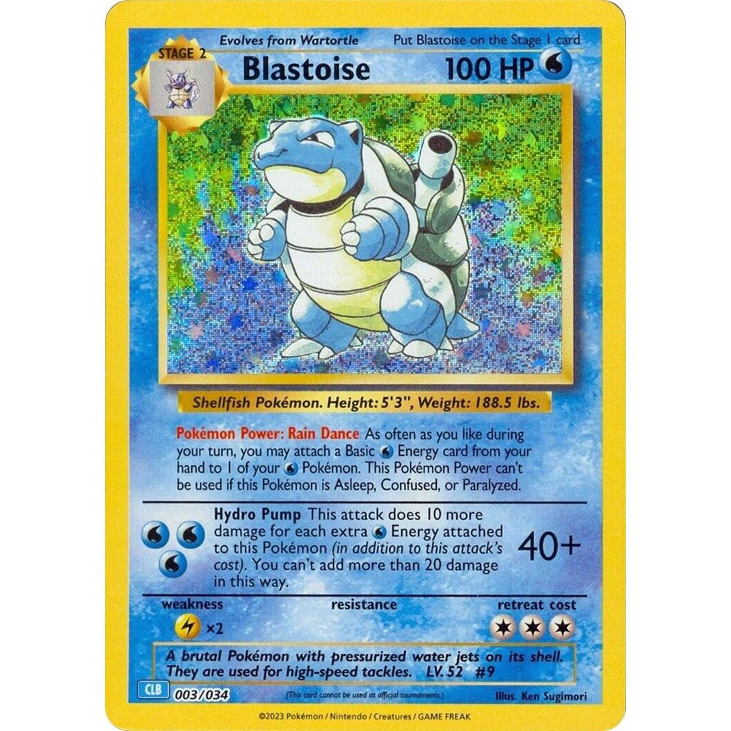 Image for Blastoise (003/034) (CL) - Pokemon