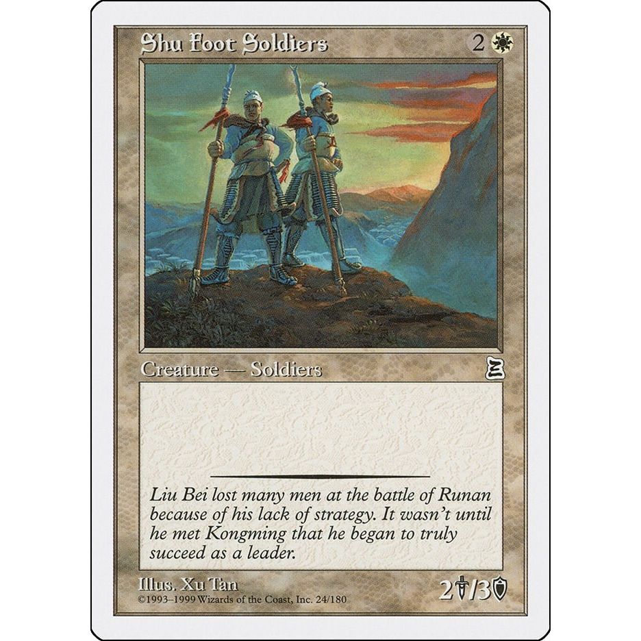 Image for Shu Foot Soldiers (24) (PTK) - Magic: The Gathering