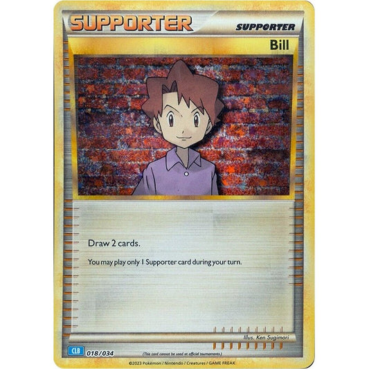 Image for Bill (CLB) (018/034) (CL) - Pokemon