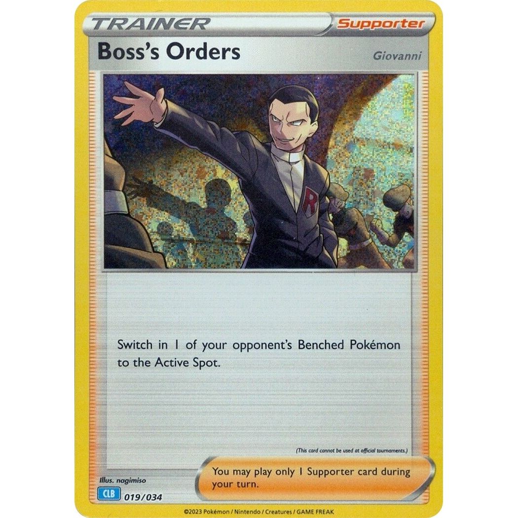 Image for Boss's Orders (CLB) (019/034) (CL) - Pokemon