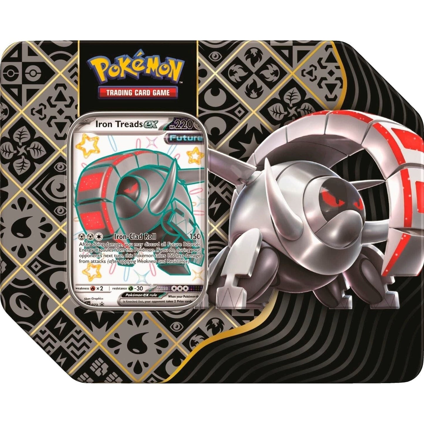 Image for Paldean Fates Tin [Iron Treads ex] - Pokemon