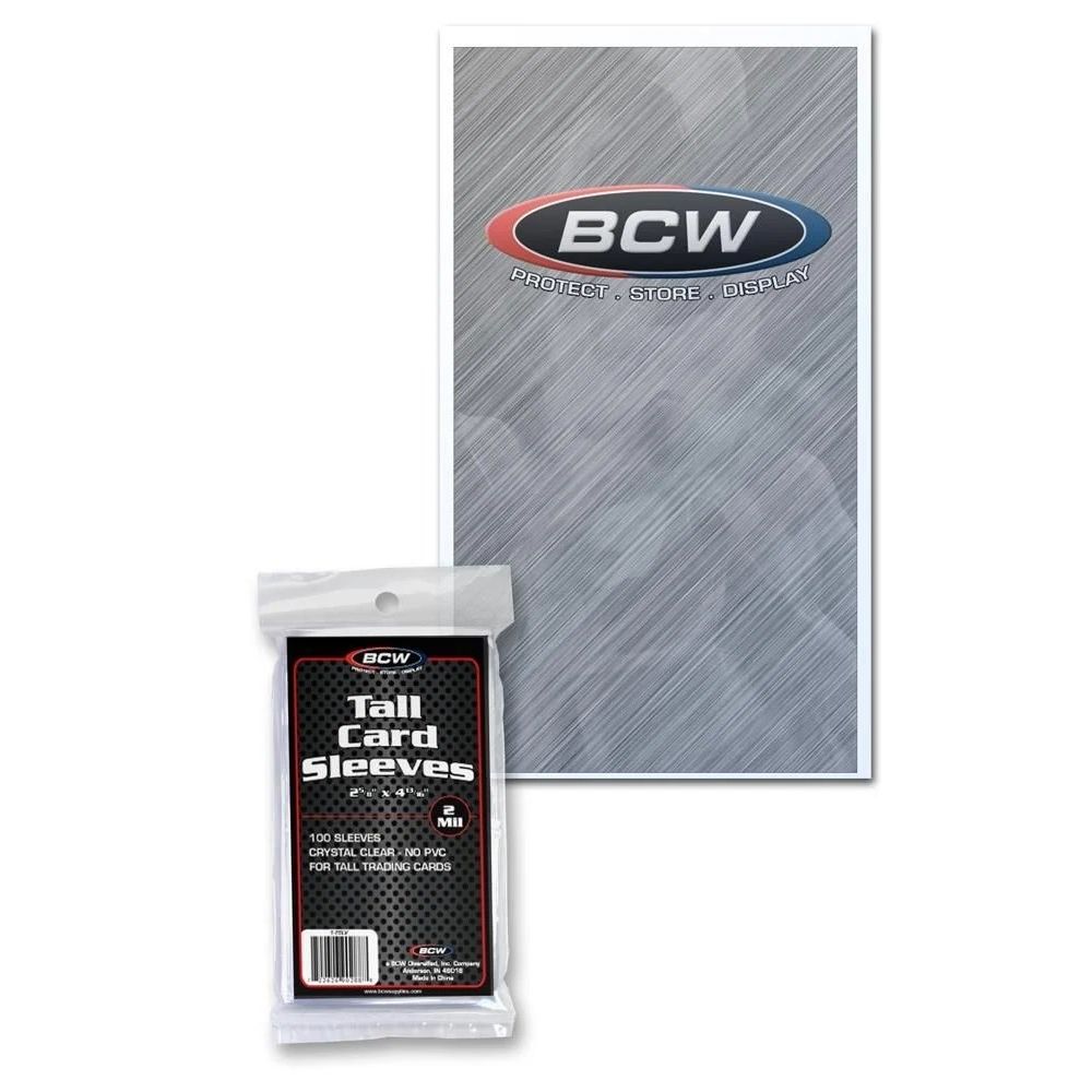 Image for Tall Trading Card Sleeves (100ct.) - Card Sleeves
