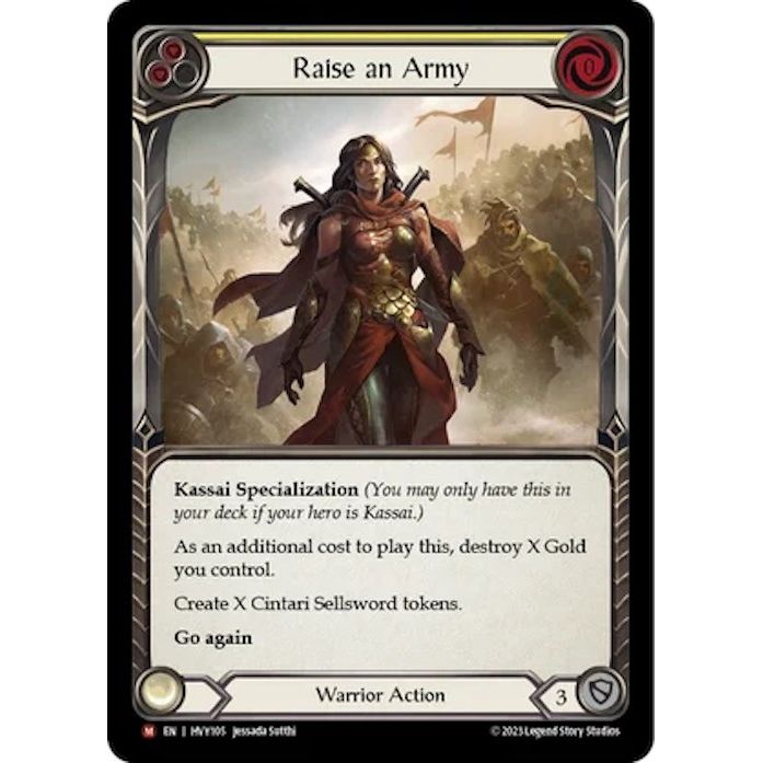 Image for Raise an Army (HVY105) (HVY) - Flesh and Blood TCG