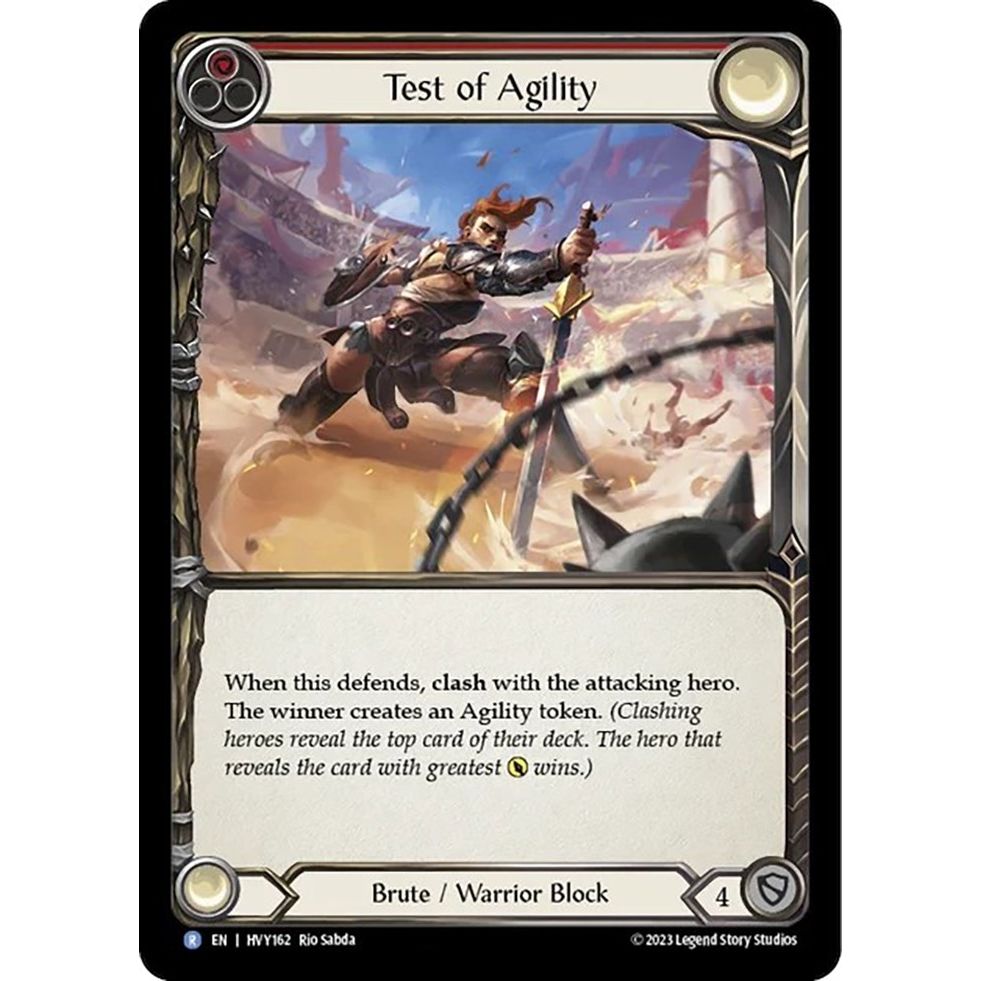Image for Test of Agility (HVY162) (HVY) - Flesh and Blood TCG