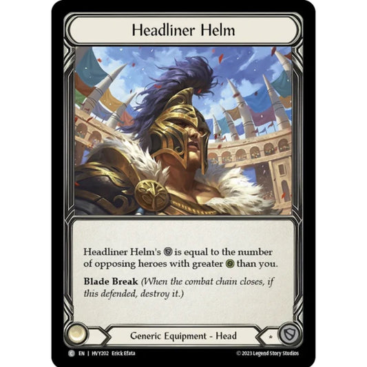 Image for Headliner Helm (HVY202) (HVY) - Flesh and Blood TCG