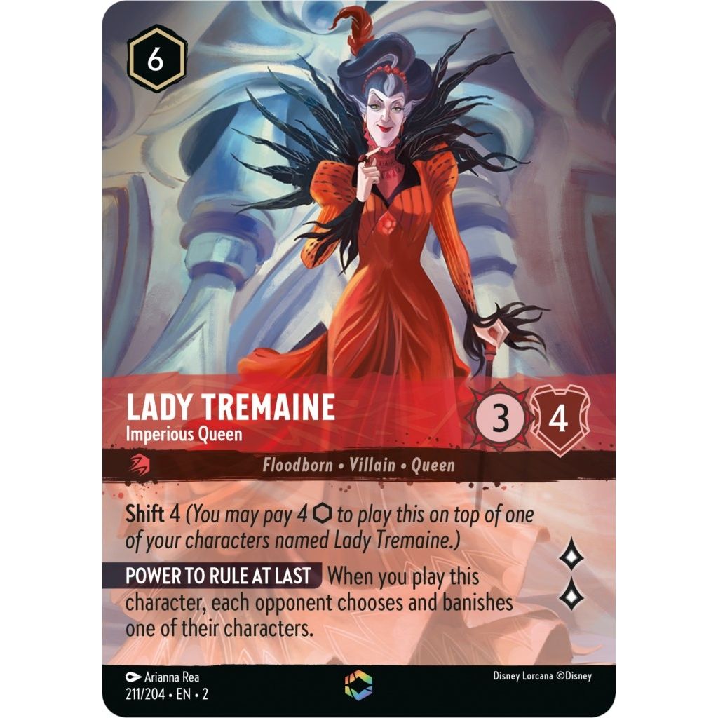 Image for Lady Tremaine - Imperious Queen (Enchanted) (211/204) (2) - Disney Lorcana
