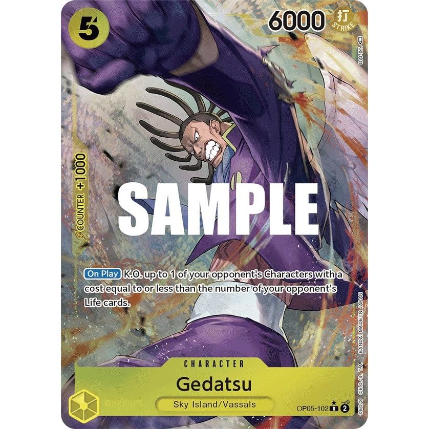 Image for Gedatsu (Alternate Art) (OP05-102) (OP05) - One Piece Card Game