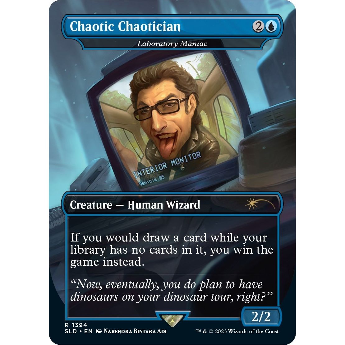 Image for Chaotic Chaotician - Laboratory Maniac (1394) (SLD) - Magic: The Gathering
