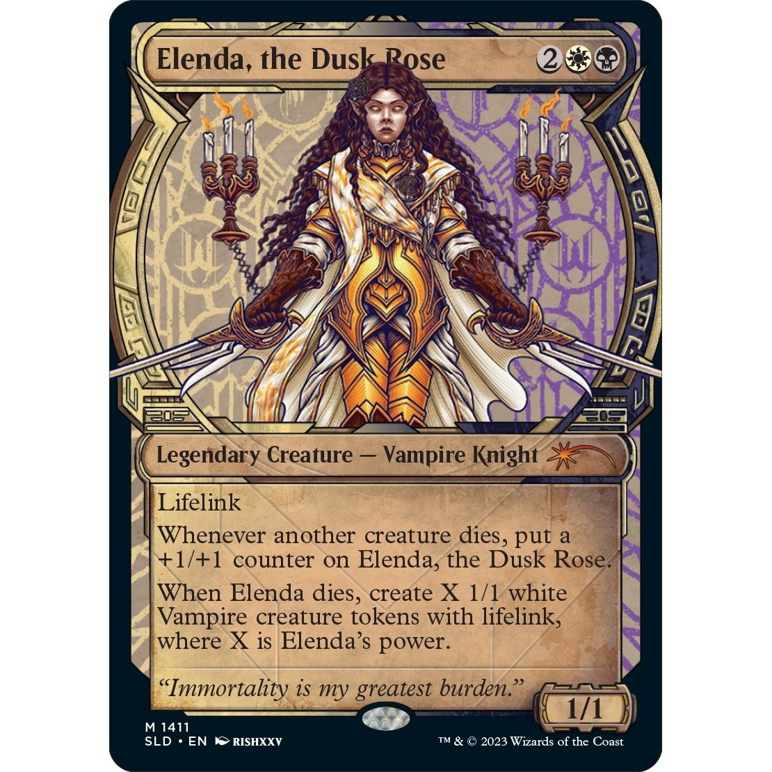 Image for Elenda, the Dusk Rose (1411) (SLD) - Magic: The Gathering
