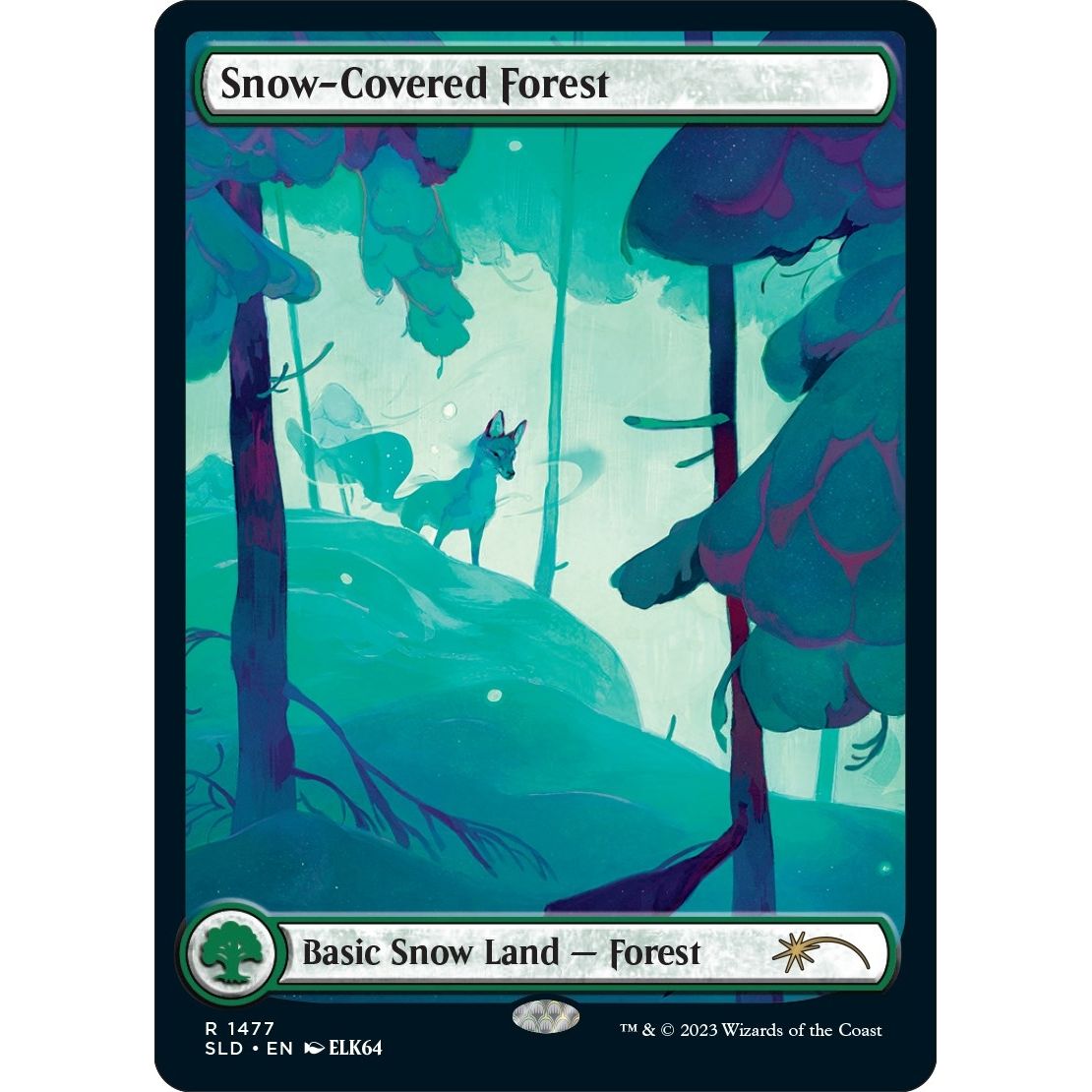 Image for Snow-Covered Forest (1477) (1477) (SLD) - Magic: The Gathering