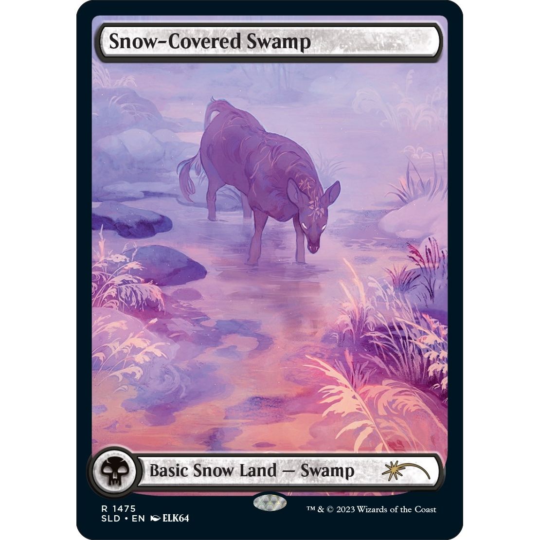 Image for Snow-Covered Swamp (1475) (1475) (SLD) - Magic: The Gathering