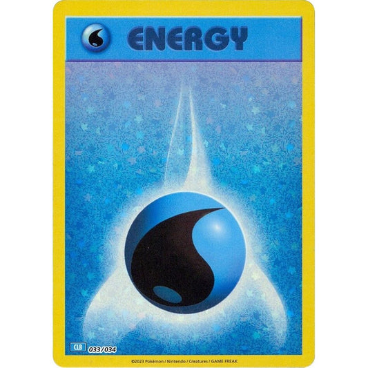 Image for Basic Water Energy (033/034) (CL) - Pokemon