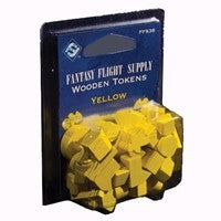 Image for Wooden Gaming Tokens: Yellow - Boardgames