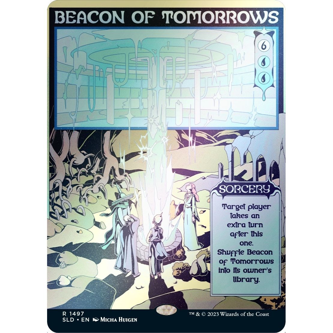 Image for Beacon of Tomorrows (Rainbow Foil) (1497) (SLD) - Magic: The Gathering