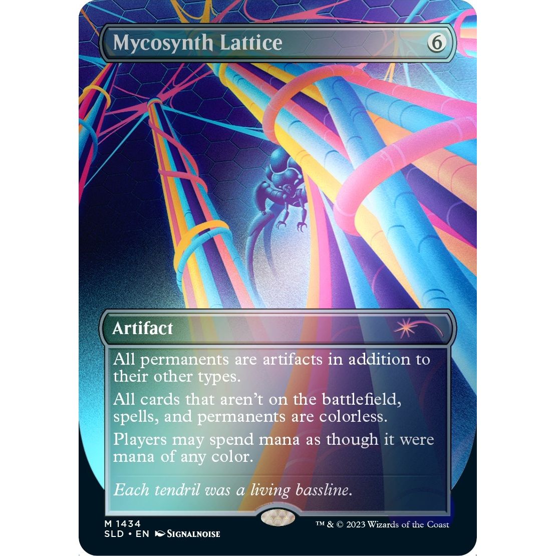 Image for Mycosynth Lattice (Rainbow Foil) (1434) (SLD) - Magic: The Gathering