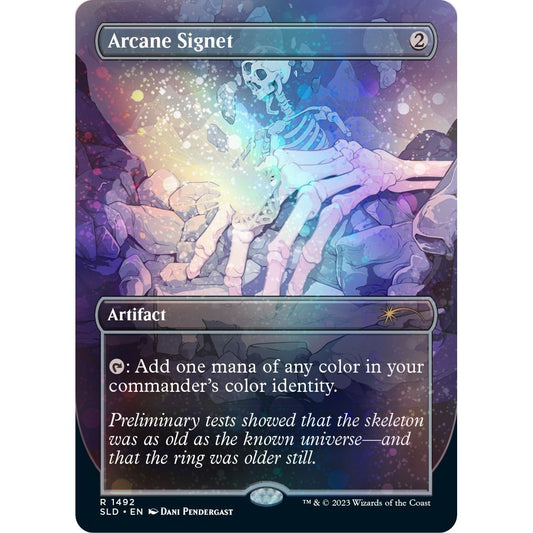 Image for Arcane Signet (1492) (Galaxy Foil) (1492) (SLD) - Magic: The Gathering