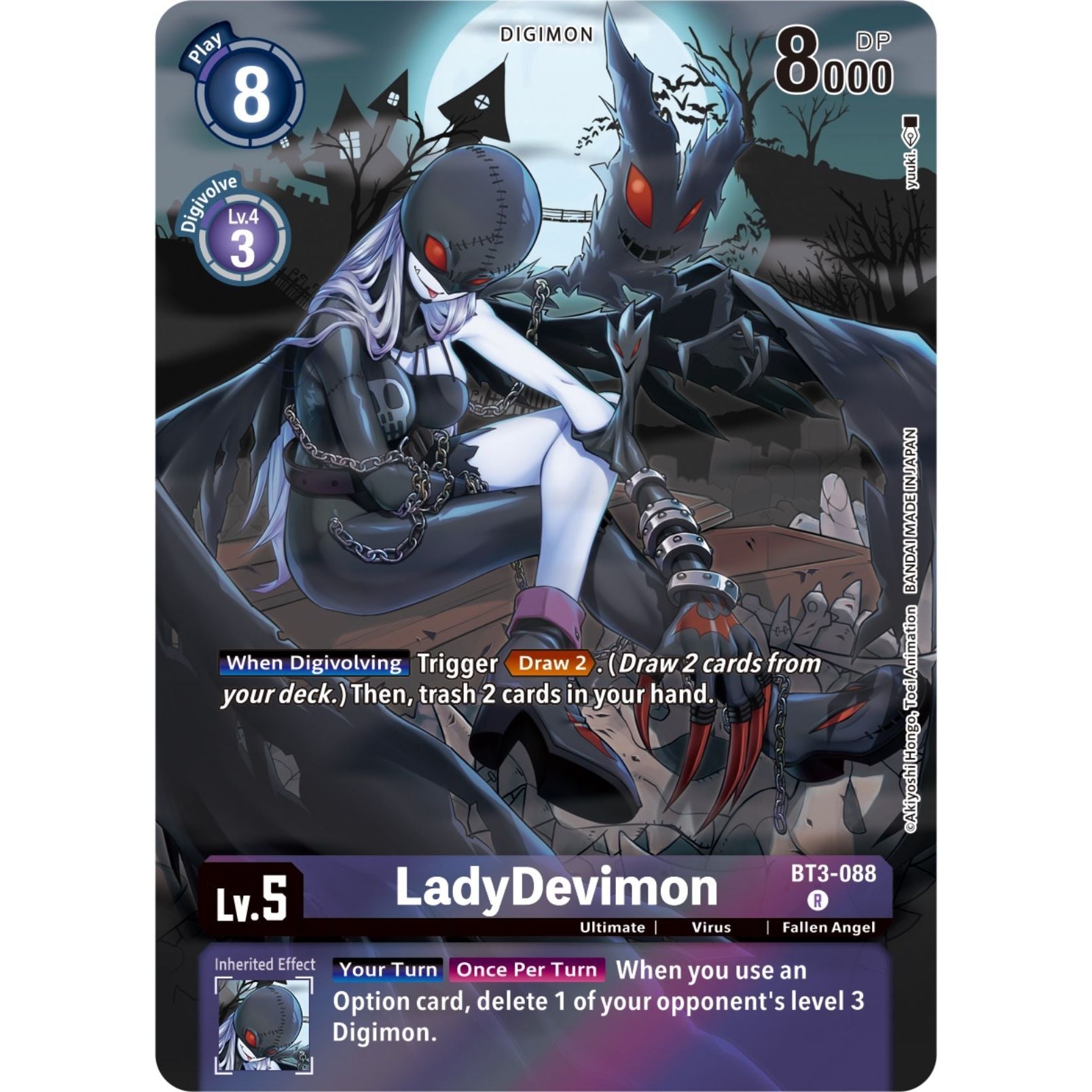 Image for LadyDevimon - BT3-088 (Gift Box 2023) (BT3-088 R) (BT01-03A) - Digimon Card Game