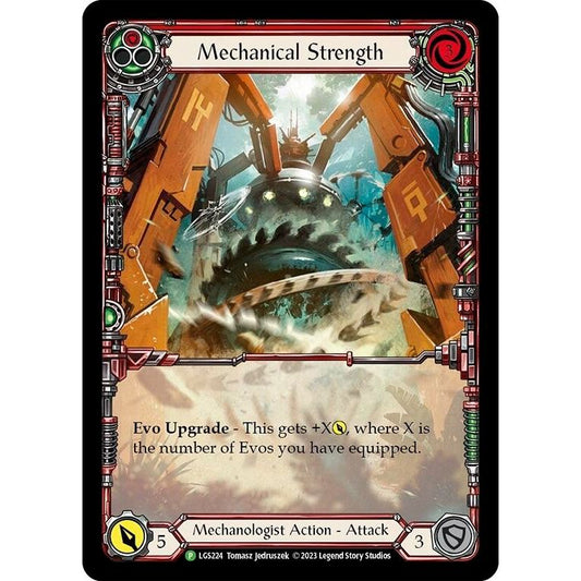 Image for Mechanical Strength (Red) - LGS224 (LGS224) (PR) - Flesh and Blood TCG