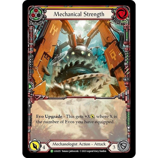 Image for Mechanical Strength (Yellow) - LGS225 (LGS225) (PR) - Flesh and Blood TCG